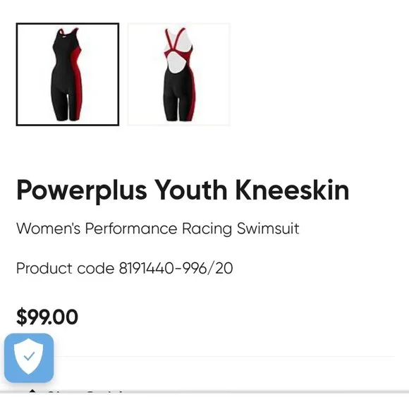 SPEEDO KNEESKIN/ TECH SUIT - Picture 4 of 6